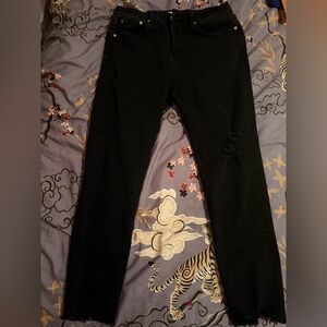 GREY LAB Black Skinny Jeans